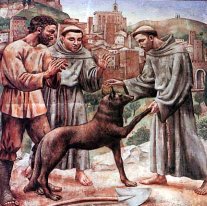 San Francesco e il lupo di Gubbio
